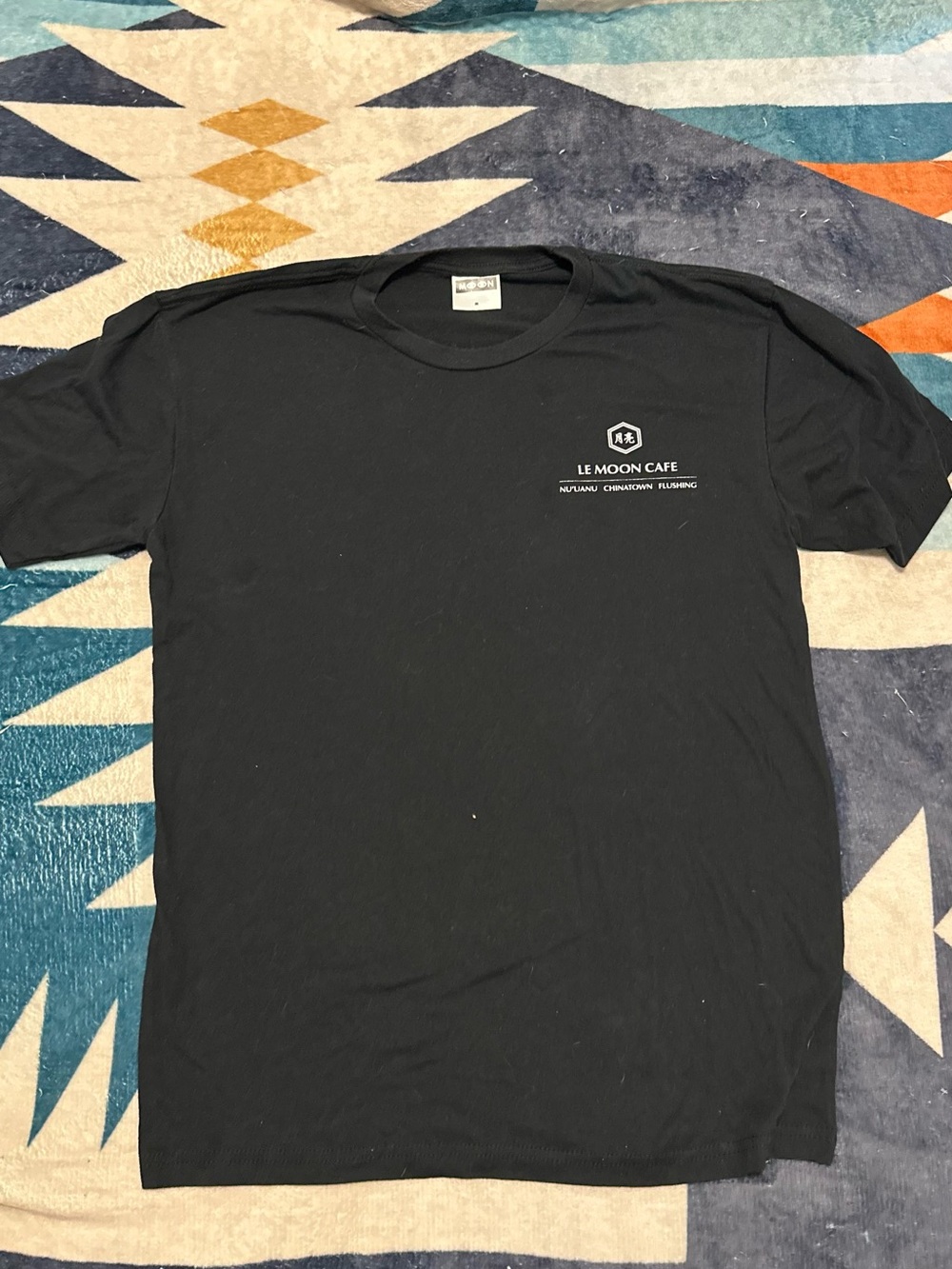 Moon Collective Black Logo Short Sleeve T‑Shirt